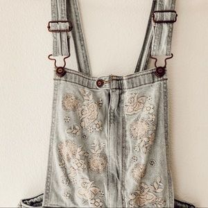 Denim overalls